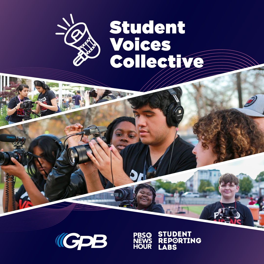 👀 Georgia secondary educators!
Time is running out to apply for GPB's Student Voices Collective. #studentjournalism

Help <a href="/GPBEducation/">GPB Education</a>  <a href="/gpbnews/">GPB News</a>  <a href="/mygpb/">GPB</a>  <a href="/NewsHour/">PBS News</a>  amplify student voices, boost media literacy, &amp; ignite crucial conversations.

APPLY NOW!
forms.gle/TRoCKbRzPehaNC…