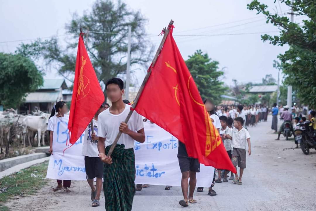 In Myinmu Township, Sagaing Region, the Monywa People Strike Committee and Ayadaw Township People Strike Committee organized a protest against the military dictatorship,advocating for a ban on jet fuel exports to Myanmar's fascist dictators.
#2024May9Coup
#WhatsHappeningInMyanmar