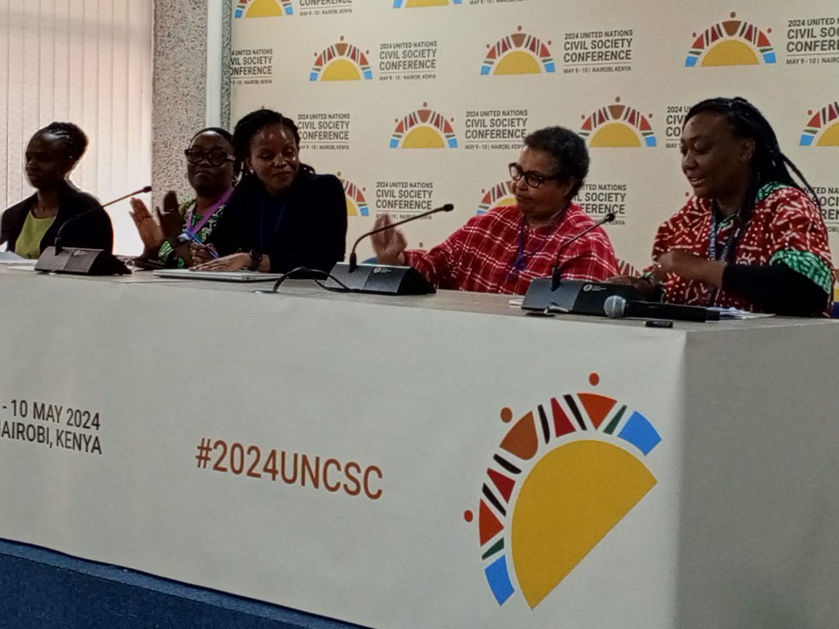 aneejnigeria's tweet photo. #ANEEJUpdate #2024UNCSC Participating at the side event organized by Femnet with the theme: Reclaiming the dignity of African women and girls. https://t.co/1CZcs5ddpA