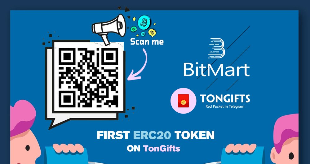 🧧1,500 $BMX Giveaway🧧 🎉 Celebrating Our New Partnership with @TonGiftsbot! 🎁 Click the link or scan the QR code to claim your gift and join the celebration. Don't miss out on this fantastic opportunity to enhance your crypto experience with TonGifts and #BitMart! Claim…