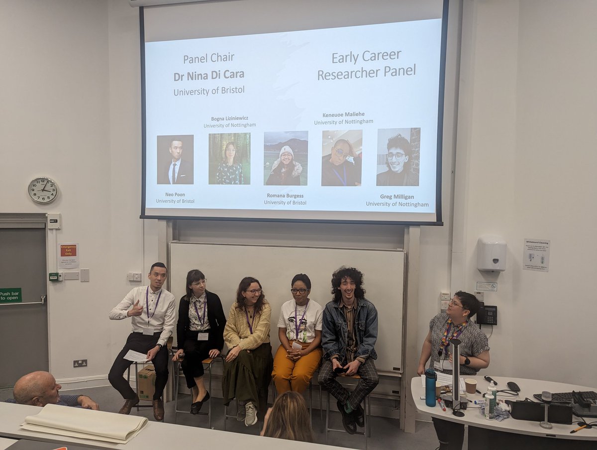 Neodemographics's tweet photo. Excellent participation from University of Nottingham PhDs in the early career researchers panel at Digital Footprints conference today @HorizonCDT  #digitalfootprints https://t.co/MUdiE2ZI6a