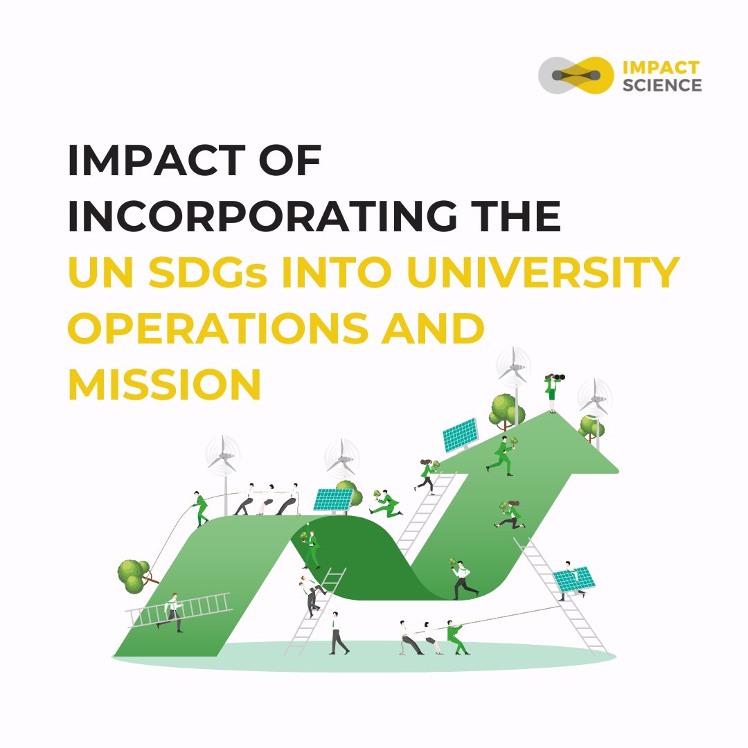 Universities are not just contributing to global #sustainability by weaving the #UNSDGs into their operations – they're also opening up new opportunities.

Let's explore how incorporating #SDGs into university operations can boost funding and advance their mission.🧵

#ScholComm…