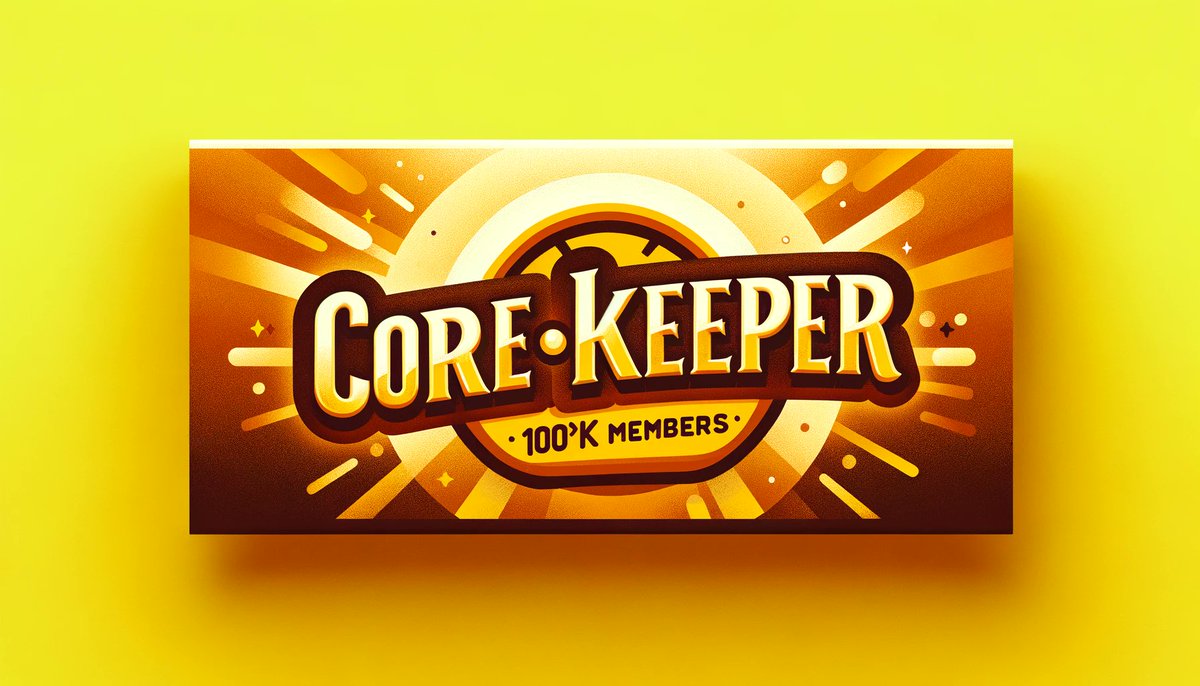 CELEBRATING COREKEEPER 100k TELEGRAM COMMUNITY A massive thank you to our fantastic CoreKeeper community for hitting 100,000 telegram community members! We're truly thankful for your constant support, enthusiasm, and trust. Congratulations on 100k and beyond! We're just