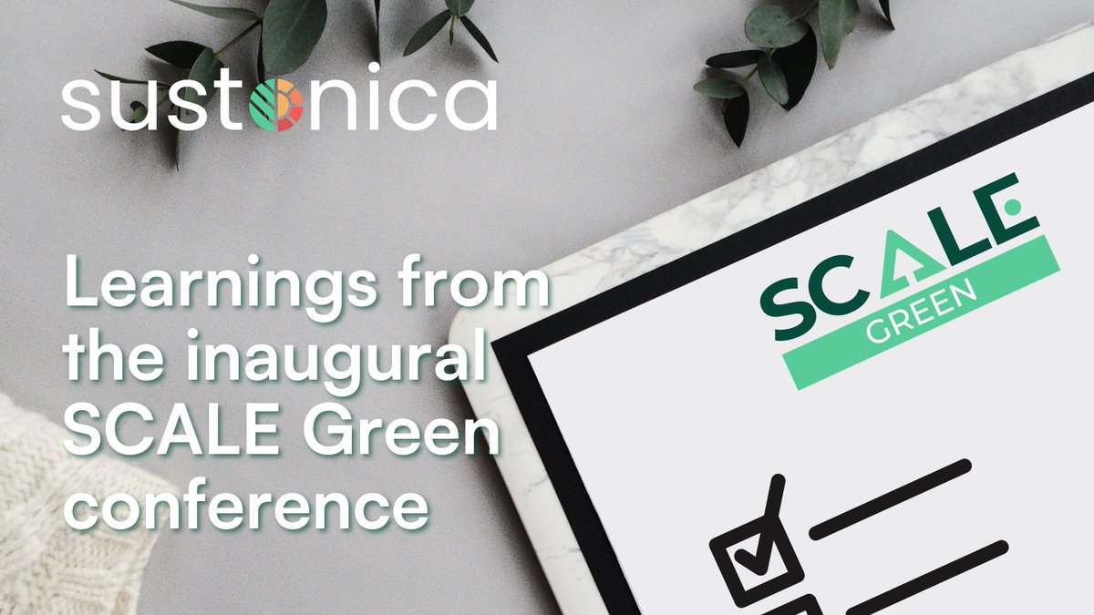 The first sustainability conference for the short-term rental industry, SCALE Green, united property managers eager to understand how sustainability can positively impact their business models. ✨

🔗 Dive into the key highlights- sustonica.com/learnings-from…