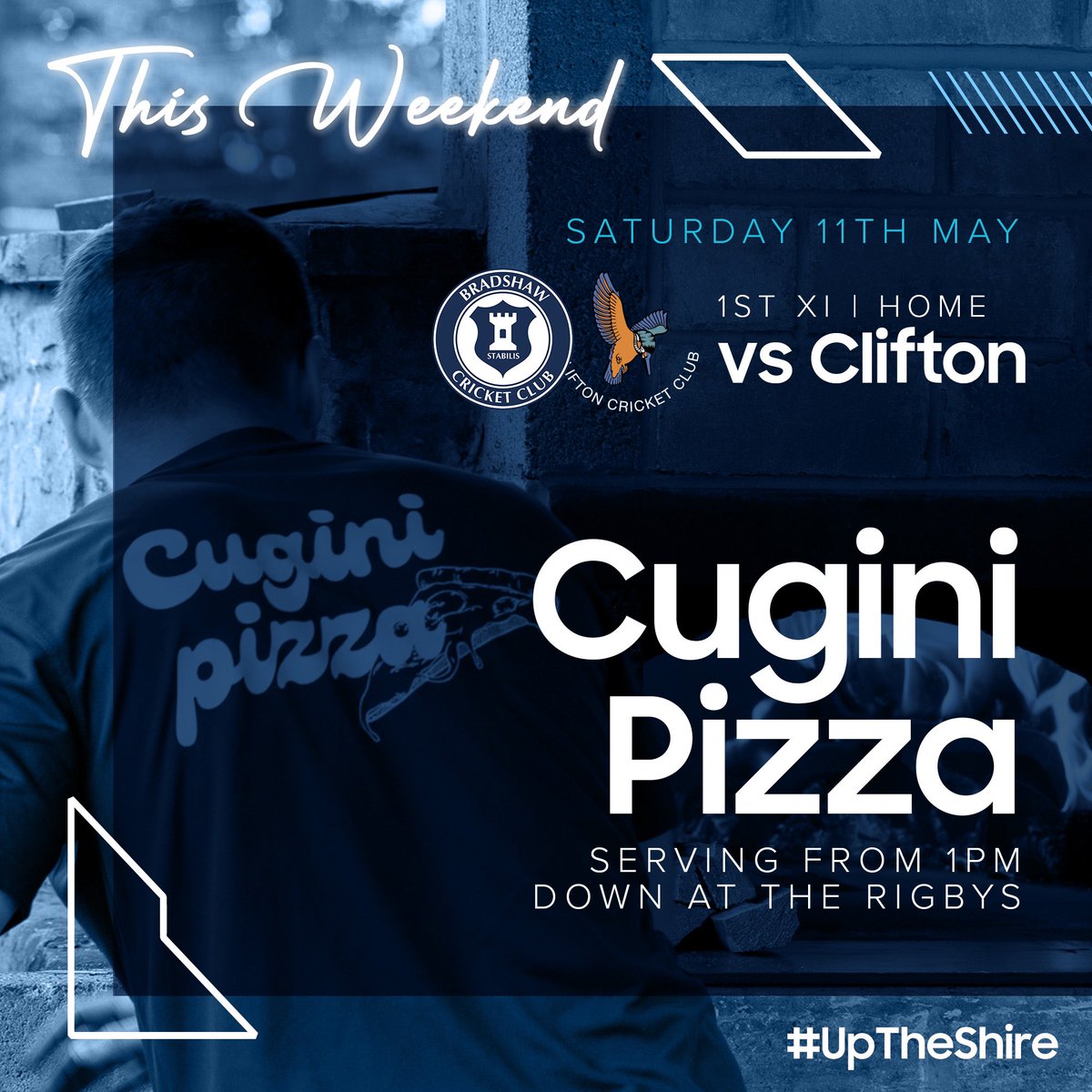 THIS WEEKEND☀️🏏

1sts host <a href="/CliftonCC/">Clifton Cricket Club</a> down at The Rigbys with the 2nds travelling to <a href="/BISC_Cricket/">Bolton Indians</a>!

Sunday sees the 3rds in action with a trip to <a href="/lostockcc/">Lostock CC</a>

We will have <a href="/CuginiPizzas/">Cugini Pizza</a> down from 1pm so enjoy some cricket and great pizza in the sun this Saturday!

#UpTheShire