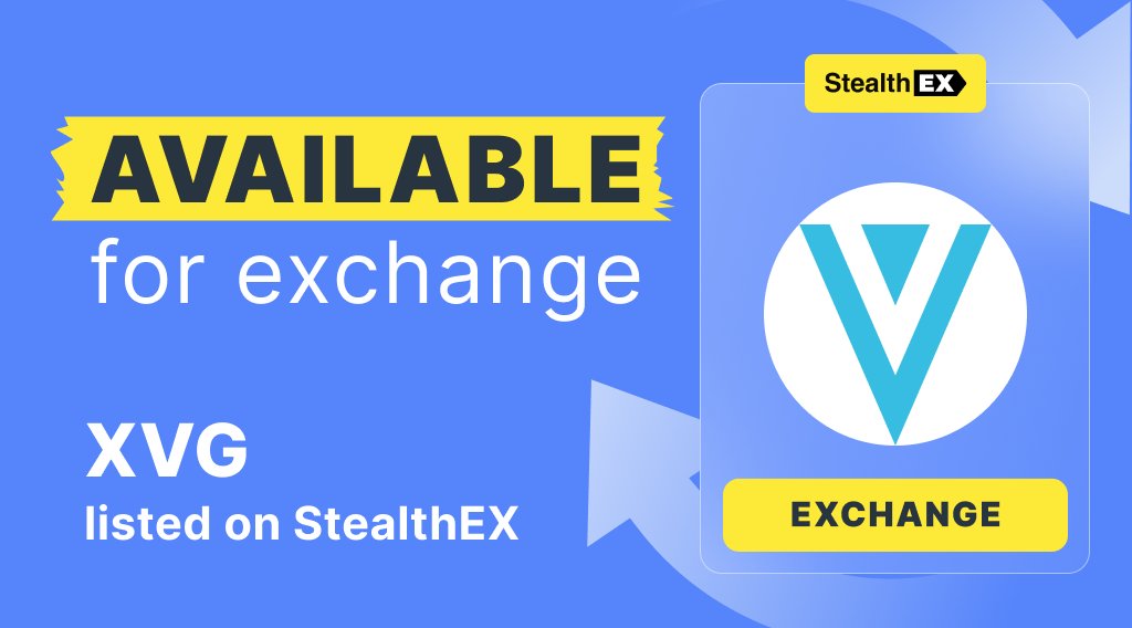 Use digital money easily! @vergecurrency aims to provide individuals and businesses with a fast, efficient and decentralized way of making direct transactions Get $XVG on StealthEX! 👉 stealthex.io/?to=xvg 👈 Cross-chain swap of 1500+ #crypto, no registration & limits🔥