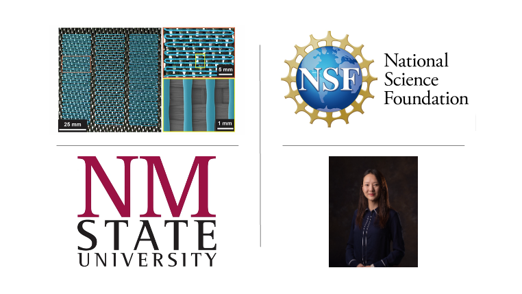 #NMSUResearch - Dr. Gloria Zhang, assistant professor of Civil Engineering, is funded by @NSF to study self-recognizing composite structural elements. @NMSU_engineer @NMSUResearch @CoresNmsu