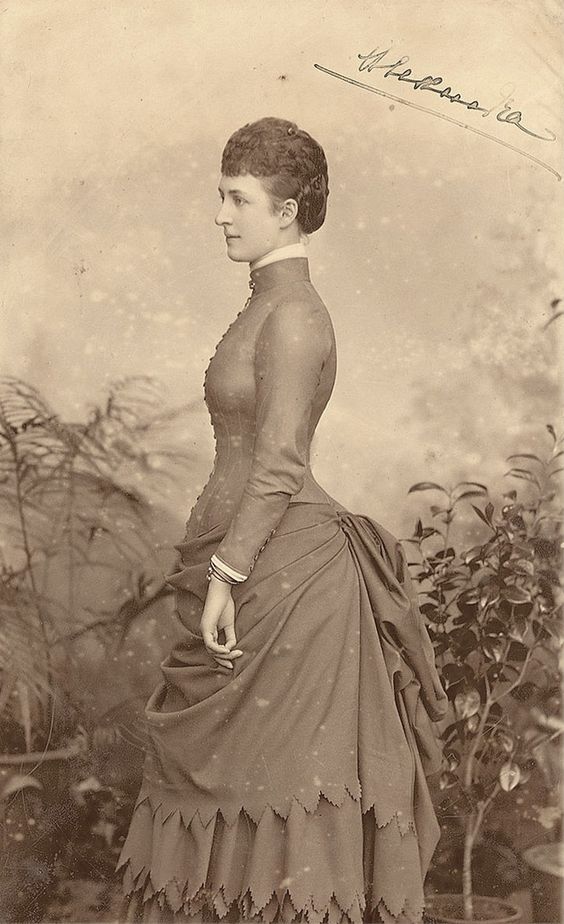 Portrait of Princess Alexandra of Wales, later Queen Alexandra of the United Kingdom. Photographed in the 1880s.