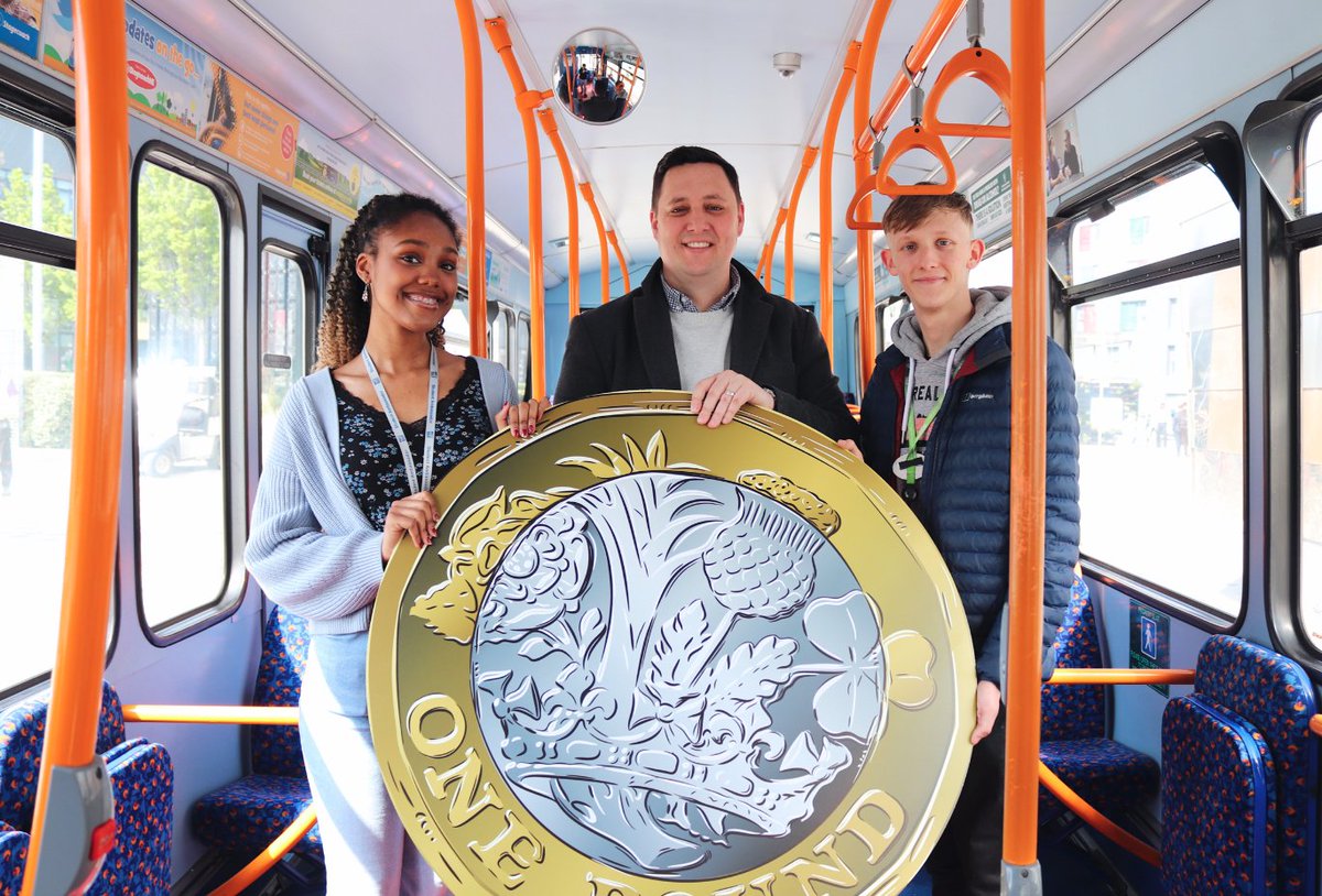 Ben Houchen's Tees Valley authority has released this photo to celebrate £1 bus fares for under-21s. 🔎