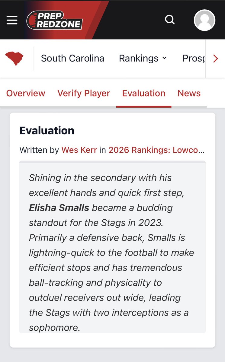 Elisha smalls (@elishasmalls6) on Twitter photo Thank you <a href="/PrepRedzoneSC/">Prep Redzone South Carolina</a> for the ranking and evaluation! <a href="/BerkeleyStagsFB/">Berkeley Football</a> <a href="/StagsRecruiting/">Stags Football Recruiting</a> <a href="/elodge4/">Eric Lodge</a> Thank you <a href="/PrepRedzoneSC/">Prep Redzone South Carolina</a> for the ranking and evaluation! <a href="/BerkeleyStagsFB/">Berkeley Football</a> <a href="/StagsRecruiting/">Stags Football Recruiting</a> <a href="/elodge4/">Eric Lodge</a>