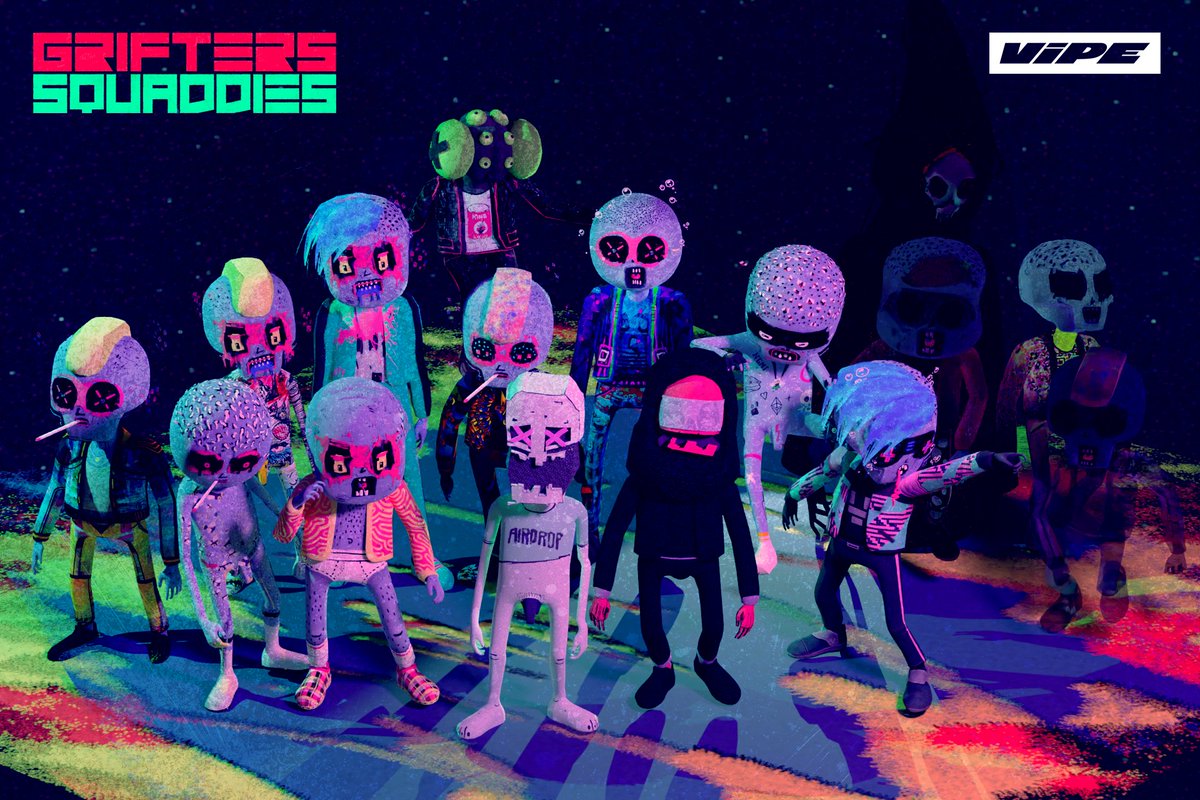 VIPE (@vipeio) on Twitter photo 4/16 Legendary Squaddies found already!
Only 4 hours remaining for your chance to roll yours π
Crafted by CC0 artists
<a href="/untitledxyz_/">untitled, xyz</a> <a href="/PeepingTallulah/">PEEPS</a> <a href="/OgiWorlds/">OgiWorlds</a> <a href="/neonglitch86/">NeonGlitch86</a> <a href="/MetageistVR/">Metageist α―
</a> <a href="/metababa_eth/">baba</a> <a href="/kanteltec/">Kanteltec.eth</a> <a href="/GlimeArt/">GLIME ART</a> <a href="/Fractilians7/">fractilians.eth</a> <a href="/BenivelNft/">Benivel π¦</a> <a href="/bananakin/">bananakin</a> <a href="/basseadx/">basse</a> <a href="/toxsam/">ToxSam</a> 4/16 Legendary Squaddies found already!
Only 4 hours remaining for your chance to roll yours π
Crafted by CC0 artists
<a href="/untitledxyz_/">untitled, xyz</a> <a href="/PeepingTallulah/">PEEPS</a> <a href="/OgiWorlds/">OgiWorlds</a> <a href="/neonglitch86/">NeonGlitch86</a> <a href="/MetageistVR/">Metageist α―
</a> <a href="/metababa_eth/">baba</a> <a href="/kanteltec/">Kanteltec.eth</a> <a href="/GlimeArt/">GLIME ART</a> <a href="/Fractilians7/">fractilians.eth</a> <a href="/BenivelNft/">Benivel π¦</a> <a href="/bananakin/">bananakin</a> <a href="/basseadx/">basse</a> <a href="/toxsam/">ToxSam</a>