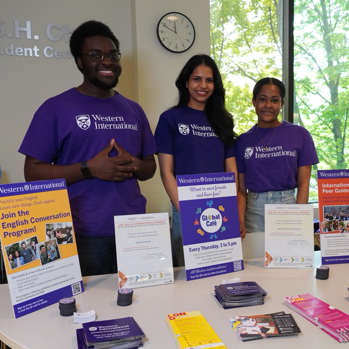 It has been great meeting some of our new international students at the Welcome Centre this week! Welcome to #WesternU! Be sure to check the website and schedule so you won't miss out on our programs, services and activities: iesc.uwo.ca/new_students/o…. @westernU @westernsogs