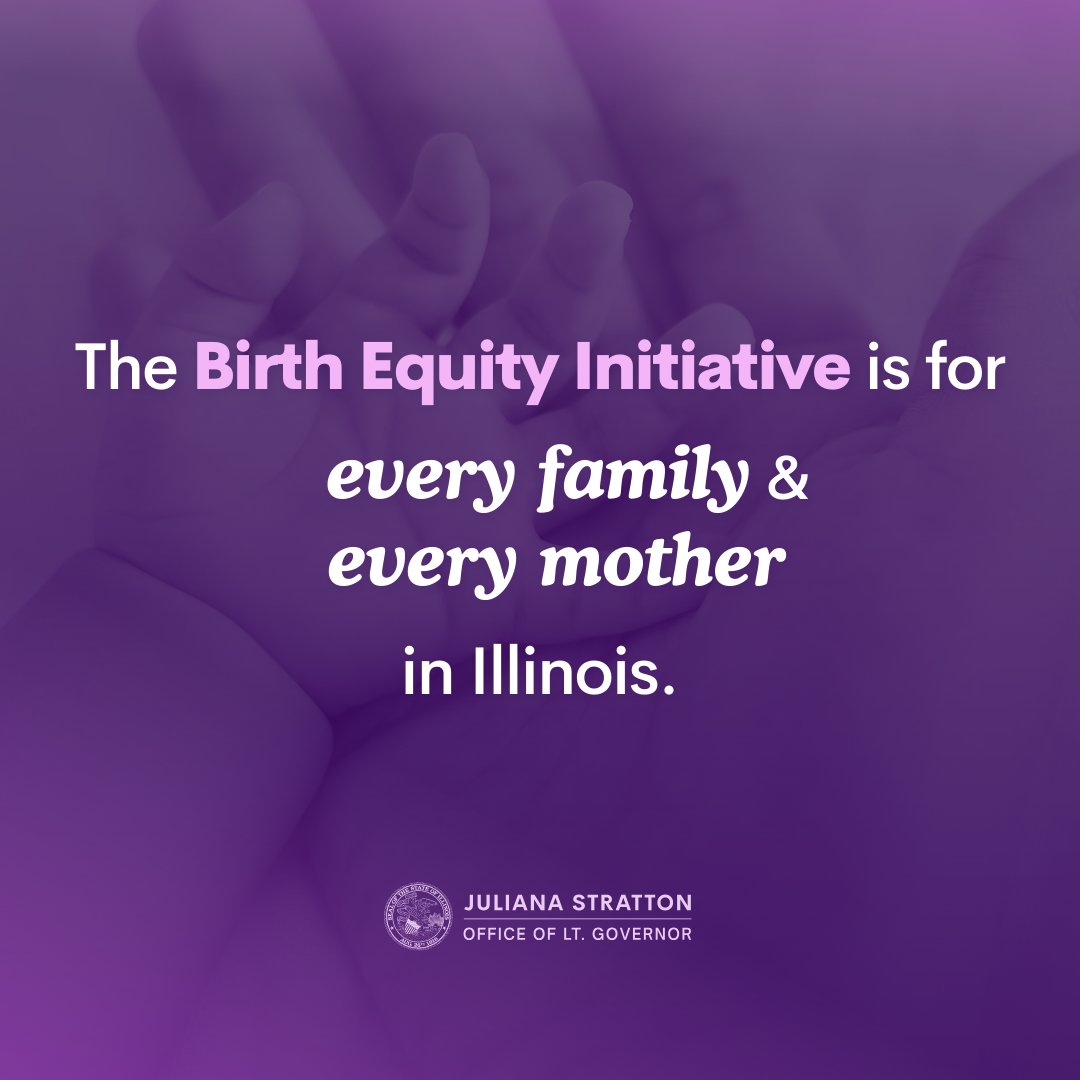 Currently, a woman’s pregnancy, postpartum, and newborn care is determined by insurance. This is not okay.

HB 5142 will help every family in Illinois access the most appropriate care for their birthing process, regardless of their income status. #BirthEquity