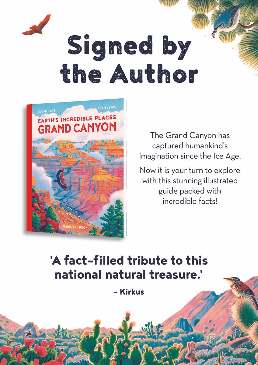 Signed copies available now at Flagstaff Barnes & Noble! #GrandCanyon @BNBuzz