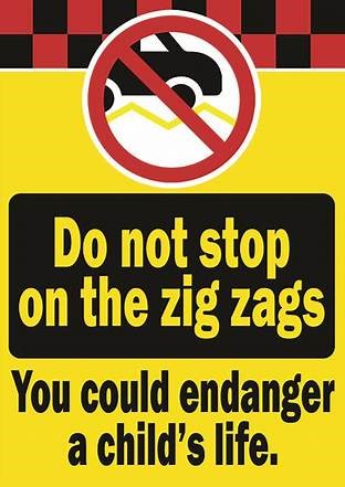 Stopping on the white/yellow zigzags by zebra crossings locally risks a fine/points on your licence (even if only for a moment to drop/pick up your children).  

RBWM has a mobile unit issuing fines to anyone breaching the zigzag regulations 

#RoadSafety #BeSafe #CoxGreen