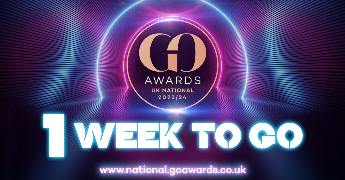Getting close now.

The biggest night in the UK public #procurement calendar is now just a week away!

We wish all our #GOAwards finalists the best of luck, and we can’t wait to see you in Liverpool!

Last remaining tickets are available on our website: national.goawards.co.uk/book-your-tick…