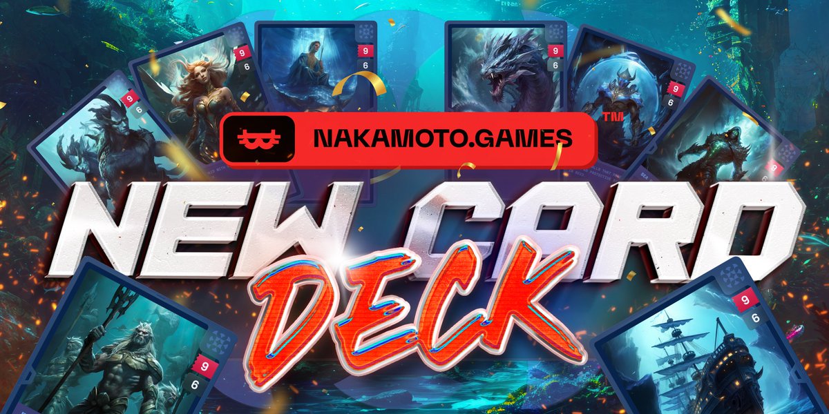 Nakamoto Games is excited to unveil a brand new card deck for @GalacticGrail. Collectors and players, get ready to add the ultra-rare #MiddleEarth deck to your collection! Launching this month, and with major partners joining us, it's an event you won't want to miss. $NAKA #BUIDL