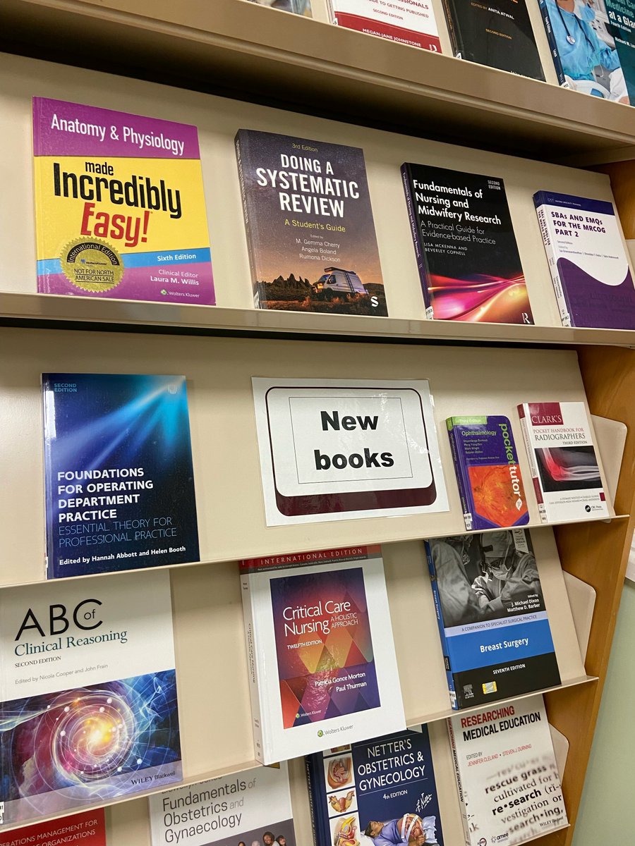 There are some #NewBooks on the shelves at Southend library! Visit us soon to browse the new additions and be the first to borrow them! 📚 @MSEHospitals
