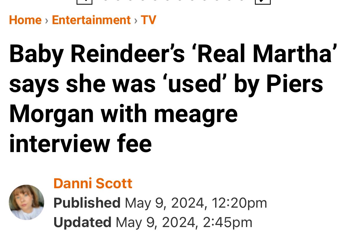 Who could have predicted that Piers Morgan's interview with an unwell & hounded woman would have adverse effects. Who could ever predict he might be using her? Who could have ever known that he wouldn't have her wellbeing at hard. WHO WOULD HAVE EVER THOUGHT IT. #BabyReindeer
