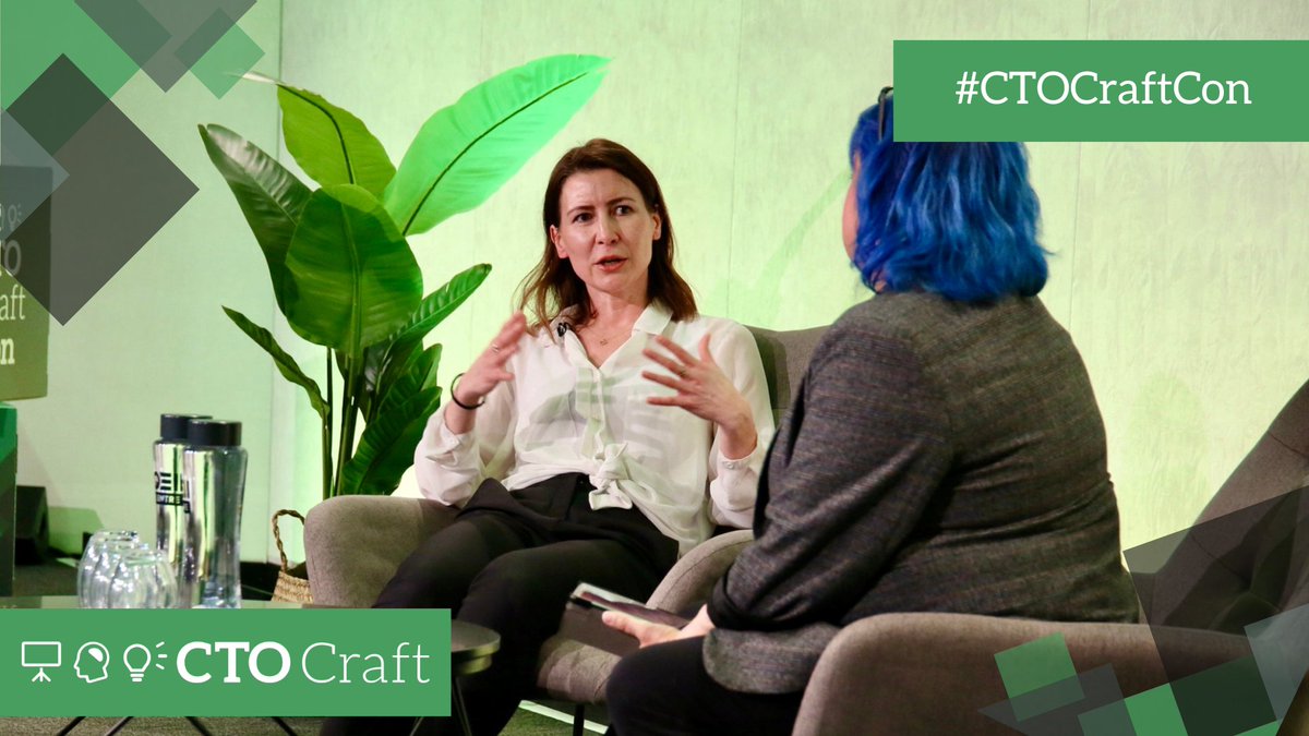 'It’s not about work life/balance, it’s about integration' Elena Bladh in conversation with Emma Hopkinson-Spark on leading your personal growth, and looking at how you can get a handle on your own strengths and areas of development. #ctocraftcon