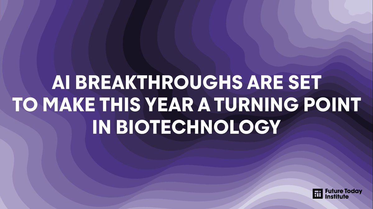 As generative AI enters the world of gene editing, it's time to prepare for how the latest developments in bioengineering may change the world as we know it. Check out Future Today Institute's trend report to learn more. #ai #genai #biotech #foresight buff.ly/2NwQyHm