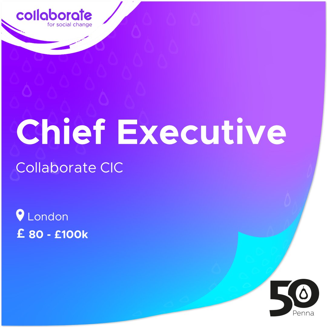 Join the movement for social change with @CollaborateCIC! They're seeking a progressive #ChiefExecutive to drive collaboration and innovation. If you're a skilled professional with a vision for a collaborative society, explore this opportunity >> execroles.penna.com