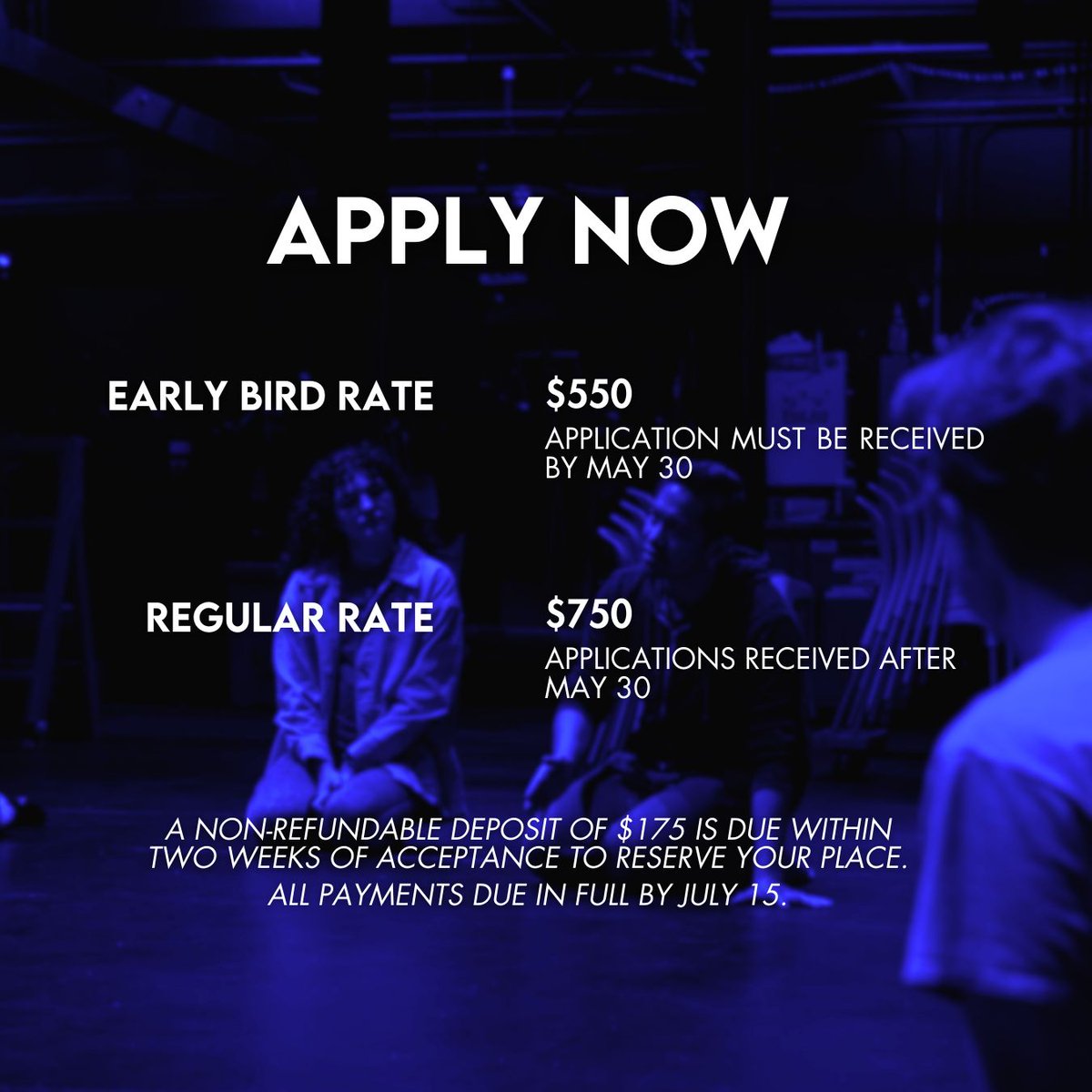 TheWilmaTheater's tweet image. Applications are now open for our HotHouse Summer Training Insititute!
𝗔𝗽𝗽𝗹𝘆 𝗻𝗼𝘄!👉  buff.ly/3Qv9Cmt
#WilmaWorkshops #PhillyTheatre #TheatreClass #TheatreWorkshop #TheatreEducation #actingworkshop #actingclass #phillyclasses