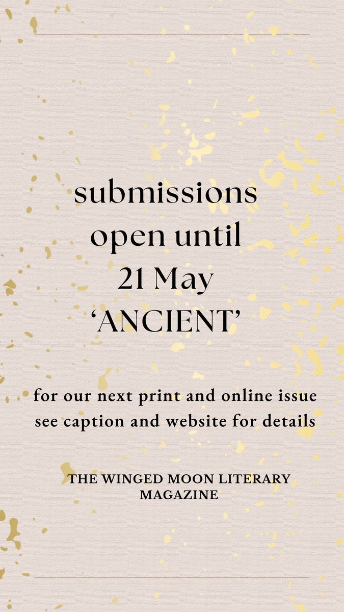 before we opened submissions for this issue, we decided to open for longer, to meet new poets and artists and we have. what a pleasure it has been to read so far. we have a little less than two weeks now for #poetry #prose #microfiction #art