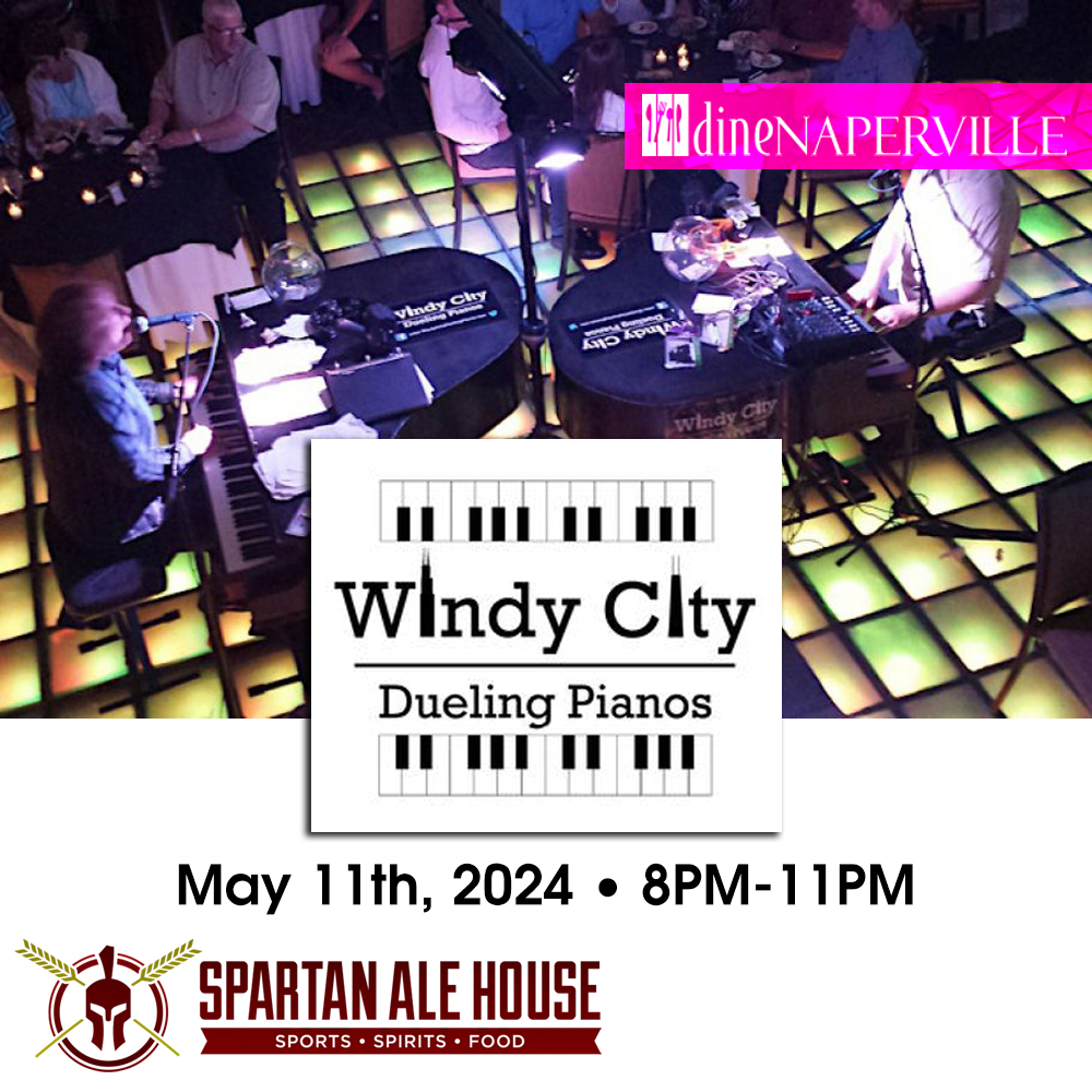 Experience an electrifying evening with Windy City Dueling Pianos at Spartan Ale House Saturday night (May 10th)! . #dinenaperville
dinenaperville.com/dining-special…