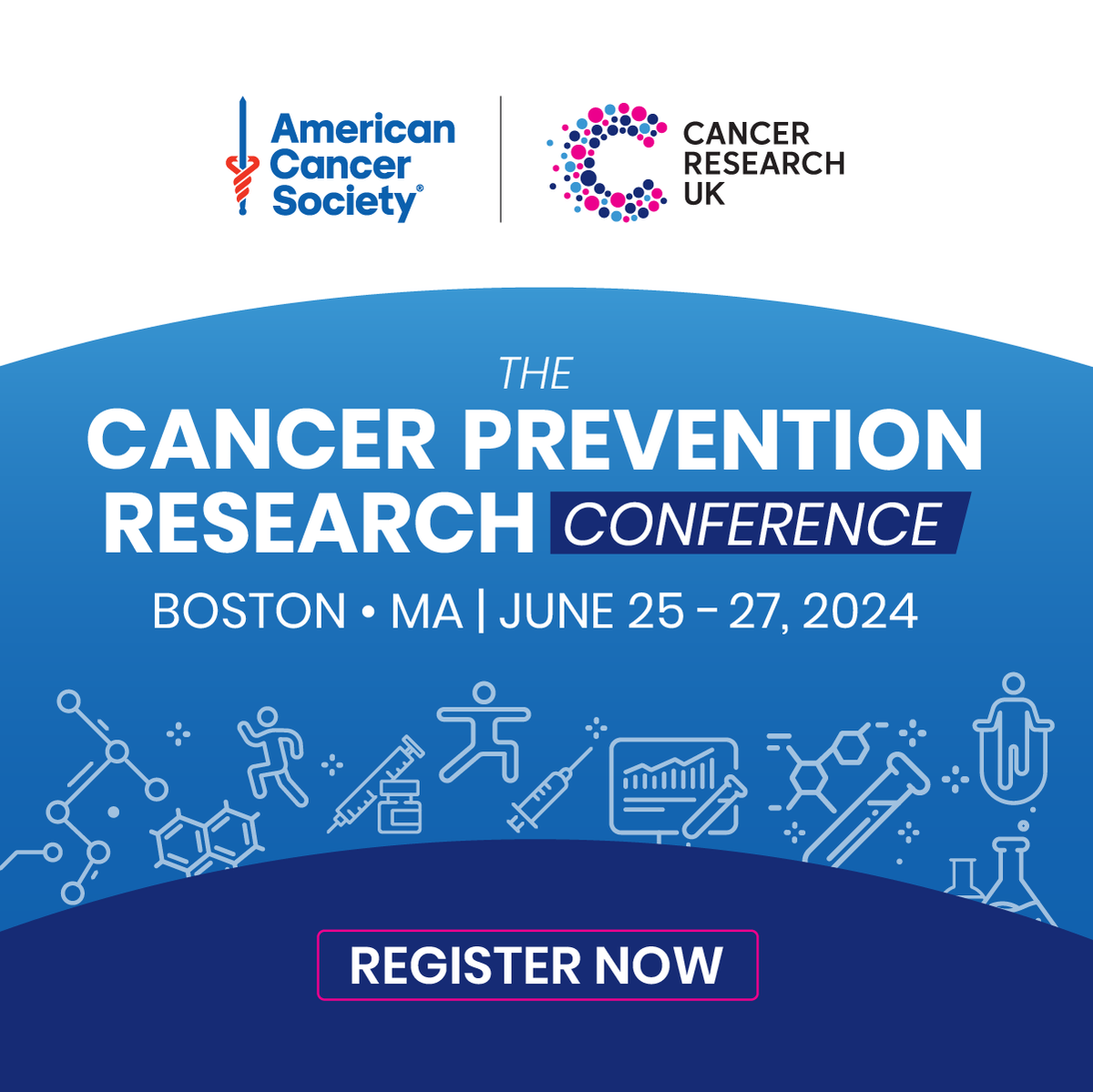 Join @AmericanCancer @CRUKresearch and @theNCI for the first-ever #PrevConf24 to discuss discovery biology, translational & behavioral science, population & implementation research. Learn more and register here: bit.ly/3u7x9BX