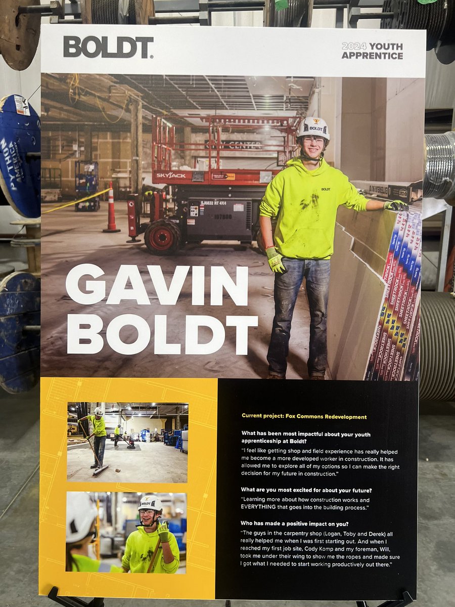 Congratulations to Lawrence Frederickson-Thomas and Gavin Boldt, who were part of the @TheBoldtCo signing day. Good luck as you start your careers as members of #LIUNA Local 330. #laborersrising #liunabuilds #1u #wiunion #feelthepower