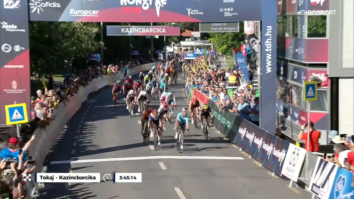 Forget about the Giro. Mark Cavendish just won the 2nd stage of <a href="/Tour_de_Hongrie/">Tour de Hongrie</a> in Kazincbarcika! 👏 GRANDE CAV! #TourdeHongrie
