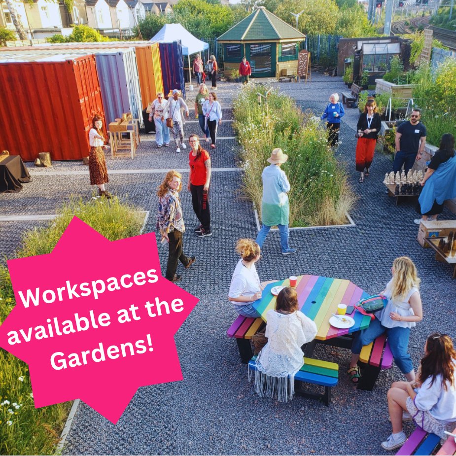 Imagine: A colourful, affordable space for your small business, surrounded by wildflowers and connected with other entrepreneurs in a thriving community. Sounds good? There are currently small business spaces available at the Gardens! Email jodie@cranejewellery.co.uk for more.