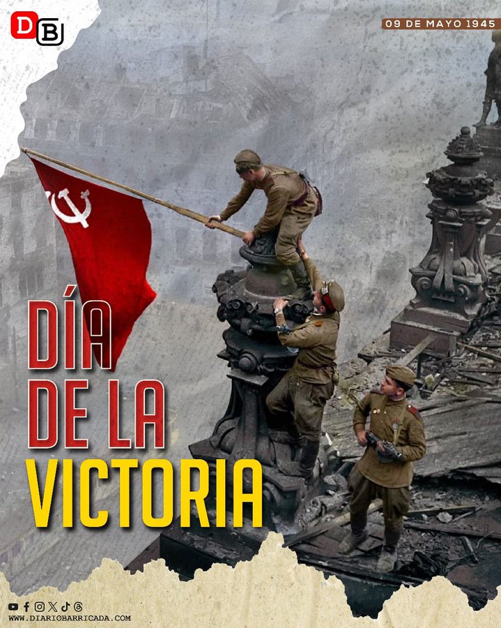 09 de mayo de 1945. Victoria de la Unión Soviética contra la Alemania nazi #EnDefensaDelFSLN #4519LaPatriaLaRevolución #ManaguaSandinista