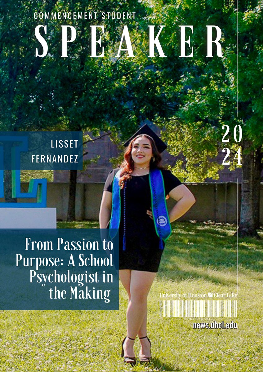 Our second student speaker... Lisset Fernandez 🎉🎓 Her journey at UHCL has been marked by a nurturing community, expert faculty, and an unwavering commitment to student success, all of which have been pivotal in her academic and personal growth. news.uhcl.edu/from-passion-t…🔗 #UHCL