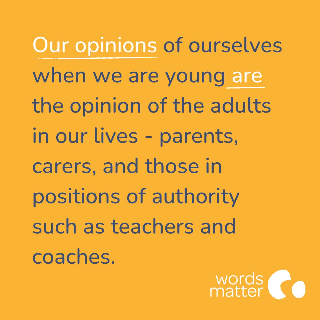 A child’s belief in who they are is formed by the opinions of the adults in their lives.

They're the adult, we're the child. What they say must be true. 

If we treat children with respect, they will respect themselves and others.

#WordsMatter #LetsBuildChildrenUp