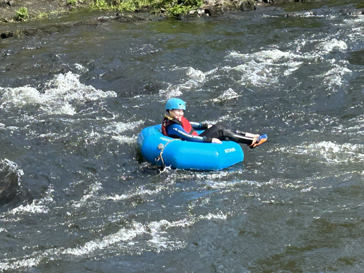 What a fabulous day on the beautiful River Teifi with Dosbarth Newgale tubing with our friends from <a href="/adventure_wales/">Adventure Beyond</a> Thank you for a great day ☀️ #healthyconfidentindividuals