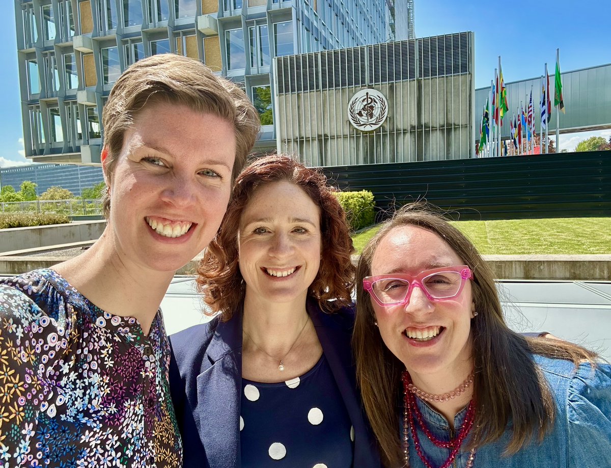 A fantastic 2 days discussing preconception health and care @WHO in Geneva ☀️ @jennyhall33 @ngawai_n