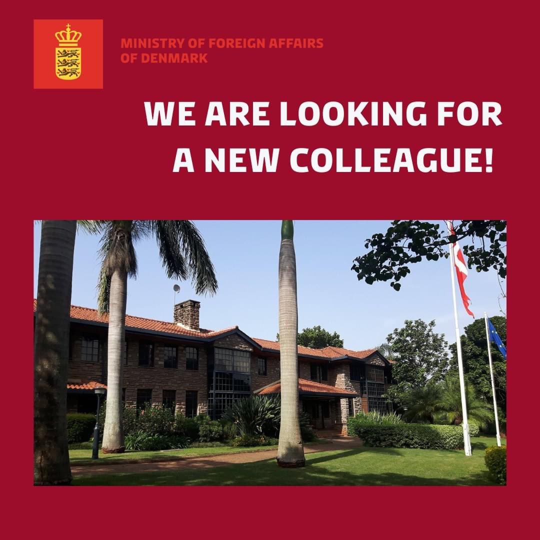 We have an open position – come and join us! The Royal Danish Embassies to Kenya and Somalia in Nairobi are on the look for a new Public Diplomacy and Communications Officer. Read more about the position and apply here: fuzu.com/kenya/jobs/pub… Deadline on May 14th 2024 🇩🇰 🇰🇪