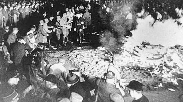 Today in History On May 9 1933, the Berlin chapter of the German Student Union burned books from the Magnus Hirschfeld 'Institut für Sexualwissenschaft' (Institute of Sex Research). The books were child p*rn, sadomasochism, and other sexualized material.