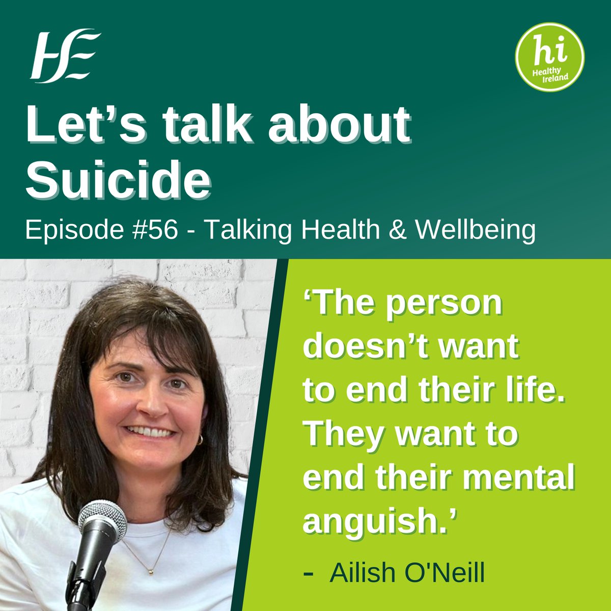 In this week's #Podcast we discuss the new free HSE suicide prevention training programme, ‘Let’s Talk About Suicide’ that helps participants identify people who are at risk, approach them confidently and connect them with supportive resources. Listen: spoti.fi/4dpihkp