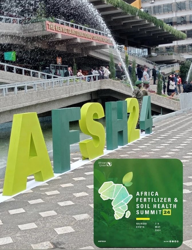 Thank you for keeping up with my Live Tweets for the Africa Fertilizer and Soil Health Summit 2024 held in Nairobi, Kenya by @_AfricanUnion #AFSH24

I was your 'On Ground Agricultural Reporter' Salimo Wa Kilimo, #TheVoiceOfAgriculture. Until next AgriEvent it's goodbye for now.