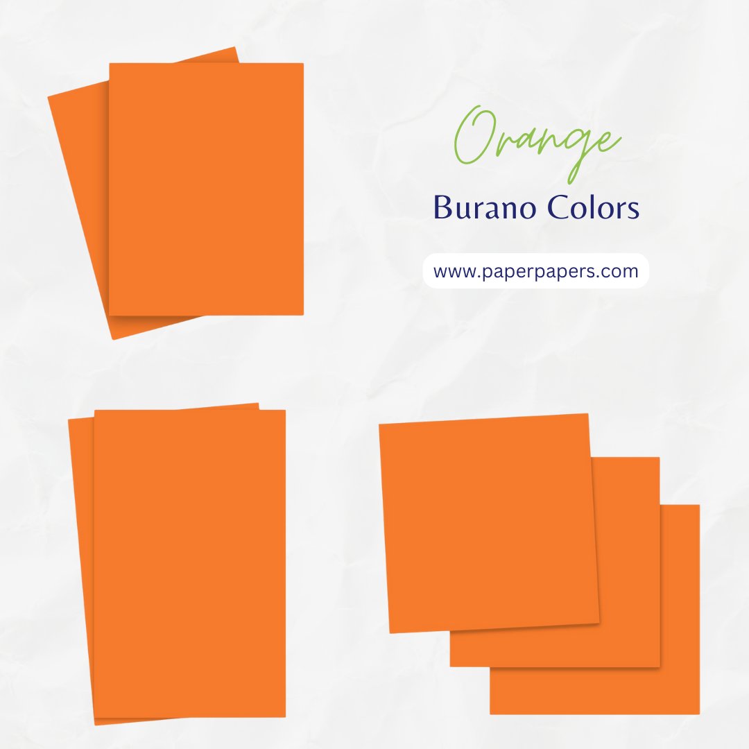 Our #BuranoOrange is super easy to work with! Make sure to check out all the #colorsofBurano on our site!

#Burano:

paperpapers.com/shop-by-brand/…

#buranopaper #orange #orangepaper #craftwork #createdaily #creativeinspiration #artsandcrafts #paperart #ecofriendlyproducts