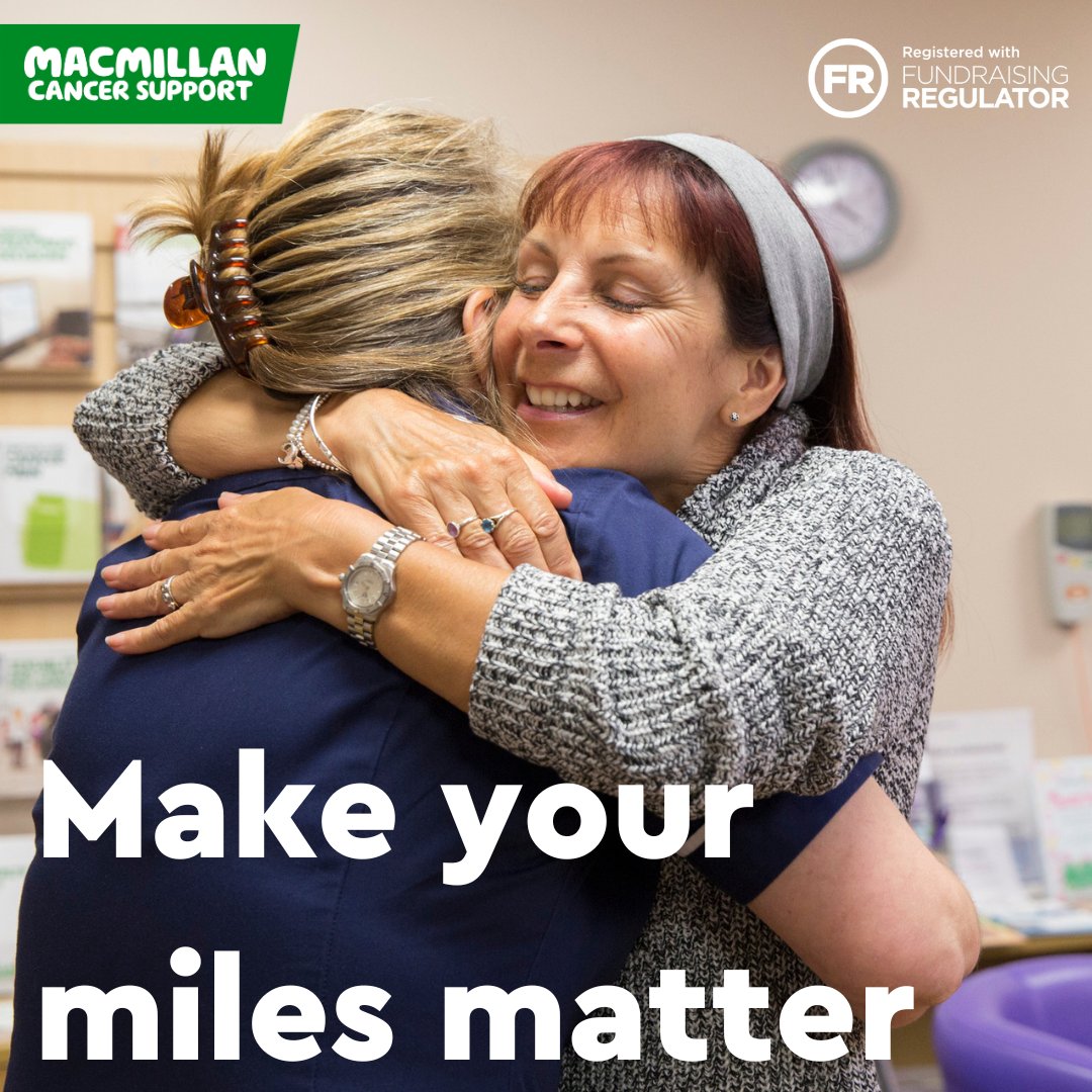 Today is International Nurses Day. By joining Team @macmillancancer, you’ll be supporting the 4,700 Macmillan Nurses in the UK, who do whatever it takes to support people living with cancer. Make your miles matter and join Team Macmillan today: bit.ly/3ycptQy 💚