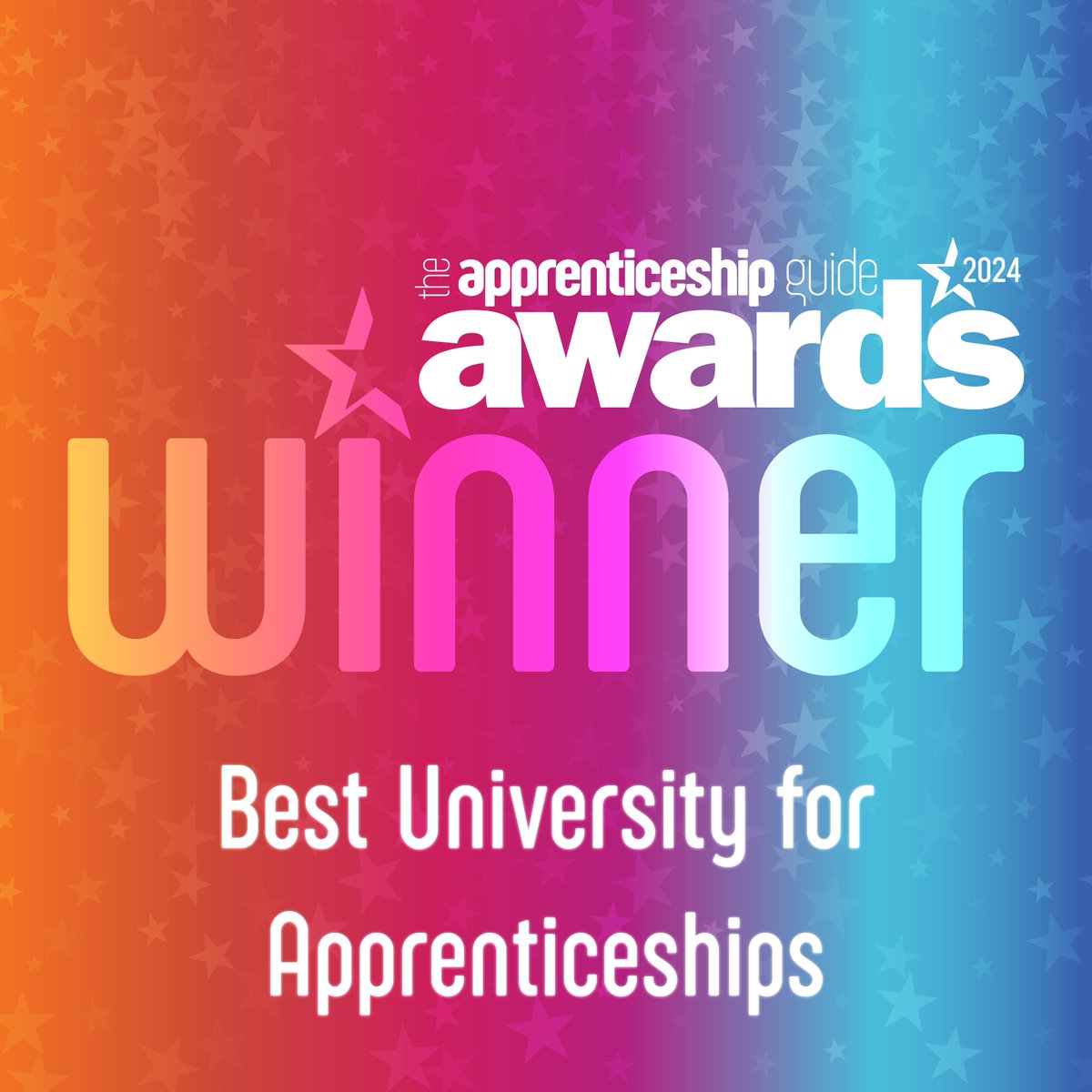 🏆 Excelling in academic partnerships, the Best University for Apprenticeships at the #AGAwards is... London South Bank University! 🎓 Congratulations Team @LSBU !