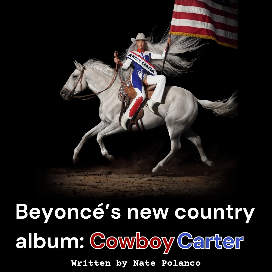 Take a look at our recently released article about Beyonce's latest album, Cowboy Carter, reviewed by a member of our Crier staff! Nate shares his thoughts and goes in-depth into each song! Check out the article here ➡️ conantcrier.com/entertainment/…
