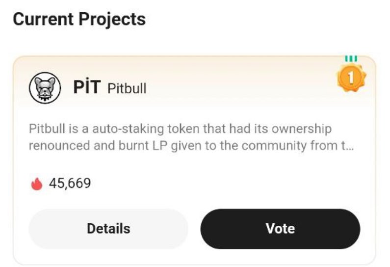 🖇️ Reminder: if you voted for PIT in the first phase of #GemVote, you can vote for it again during this second phase!

Check out the tweet below if you haven’t cast your vote yet 👇

#KuCoin