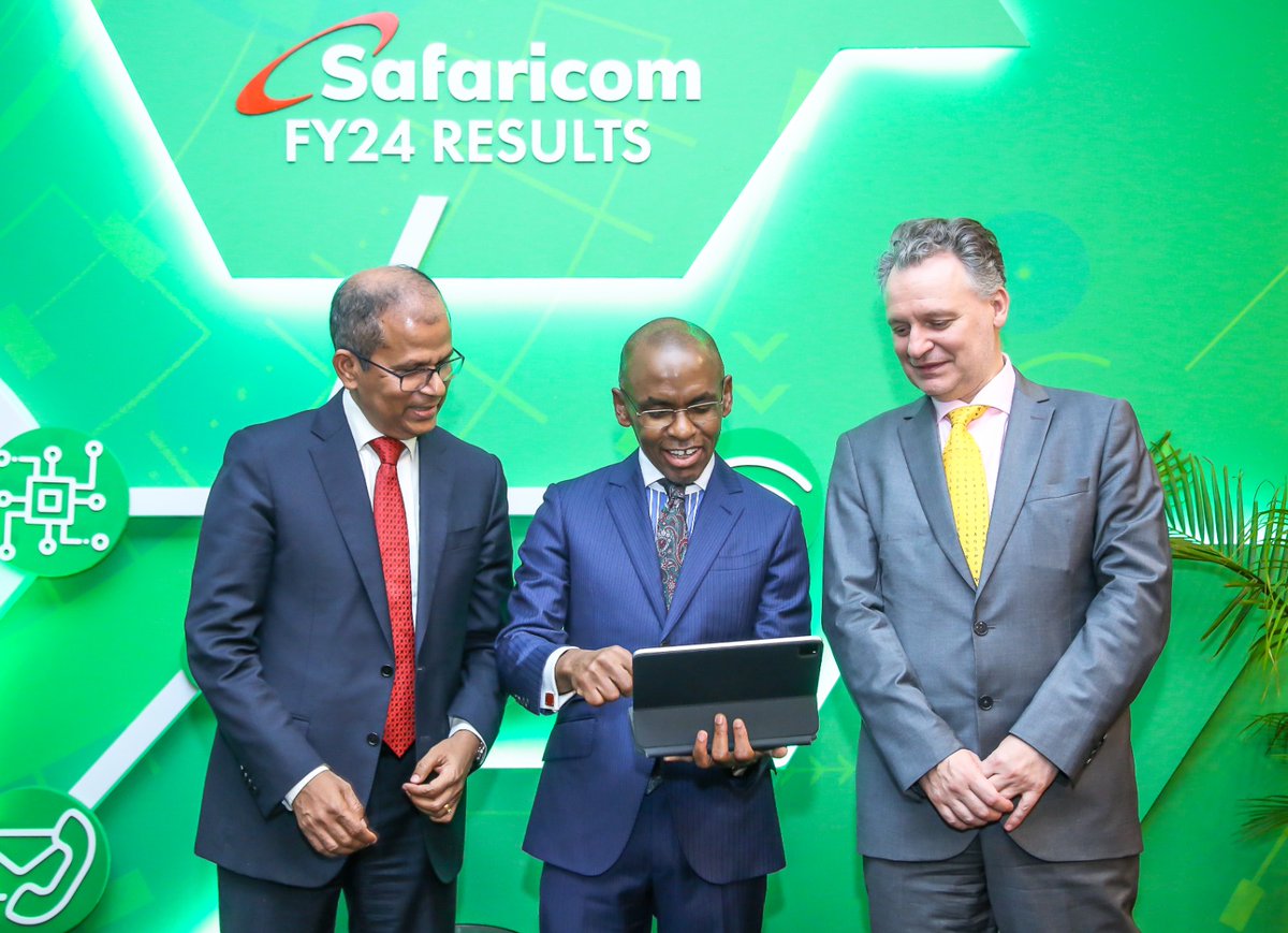 Safaricom Ethiopia’s Service revenue grew to 2.53bn birr (KShs 5.76bn) supported by Mobile data revenue of 1.83bn birr (KShs 4.17bn) and Voice revenue of 0.45 mln birr (KShs 1.03bn). @SafaricomPLC