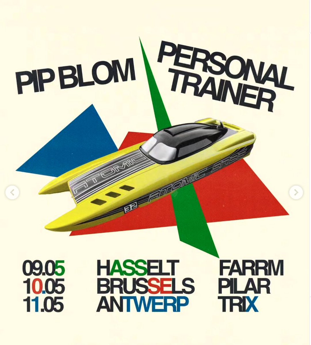 We're back on the road! Together with our friends from @prsnl_trnr we're playing 3 shows in Belgium: Hasselt (9-5), Brussels (10-5), Antwerp (11-5). Come dance!