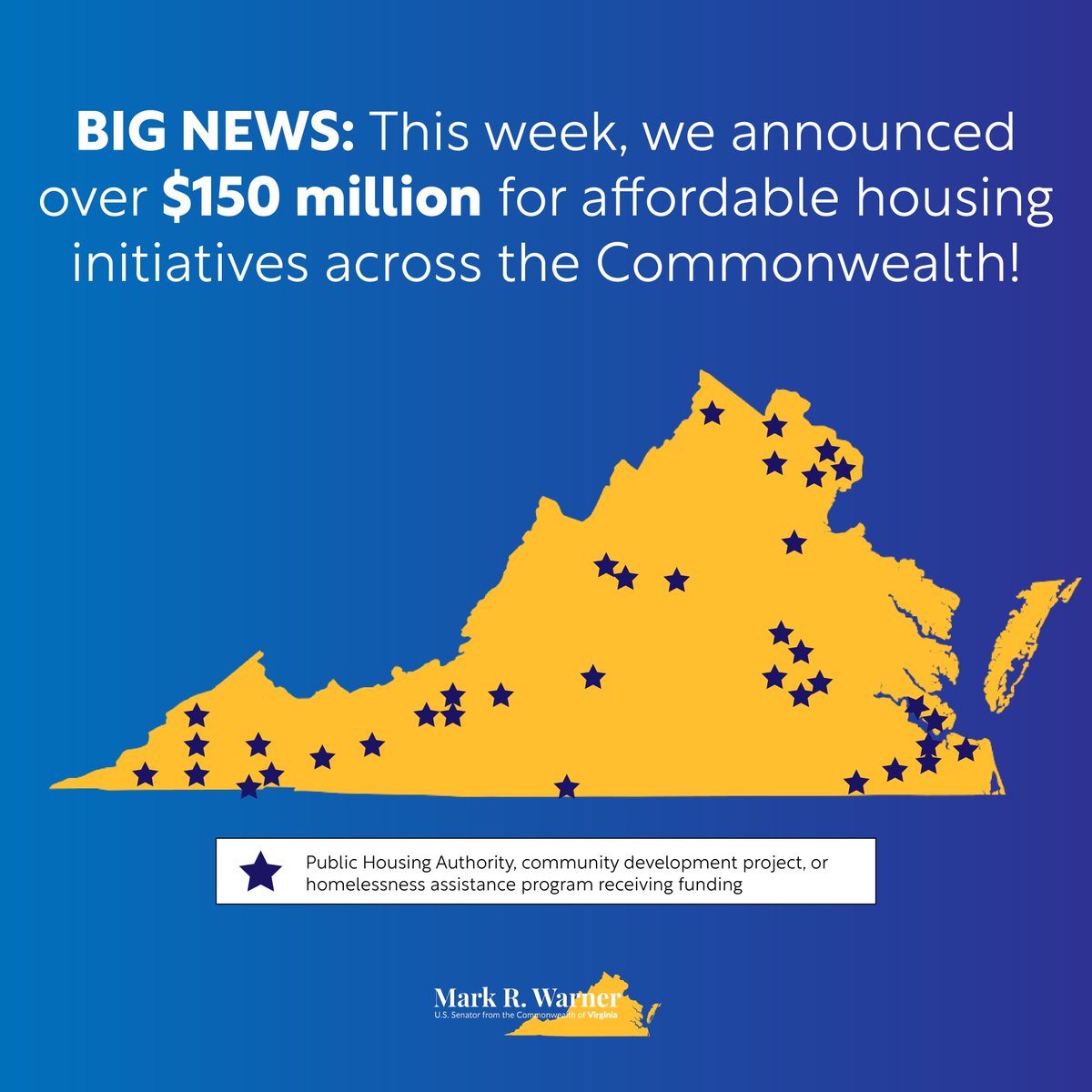 The lack of affordable housing is nothing short of a crisis. This week, I announced funding to every corner of the Commonwealth to address that.